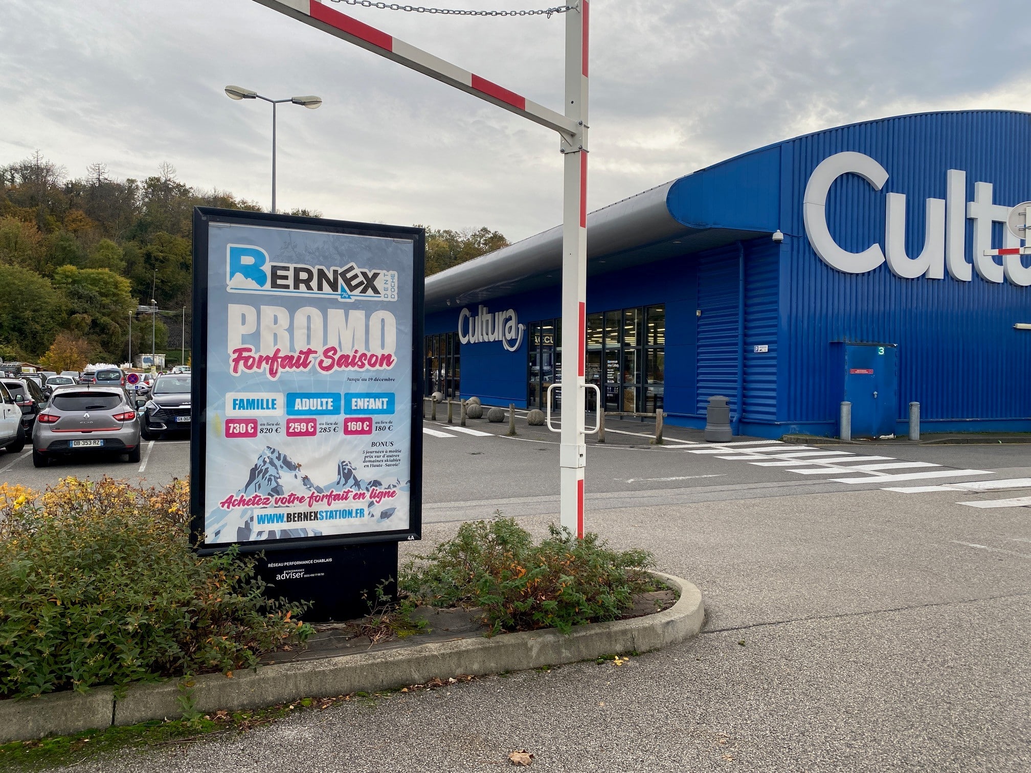 Notre dernière collaboration sur le réseau d’affichage Performance Cœur de Chablais -